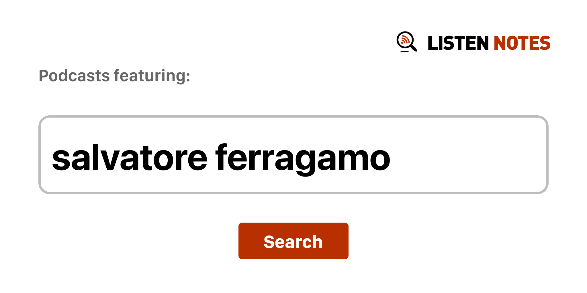 Ferragamo podcast discount